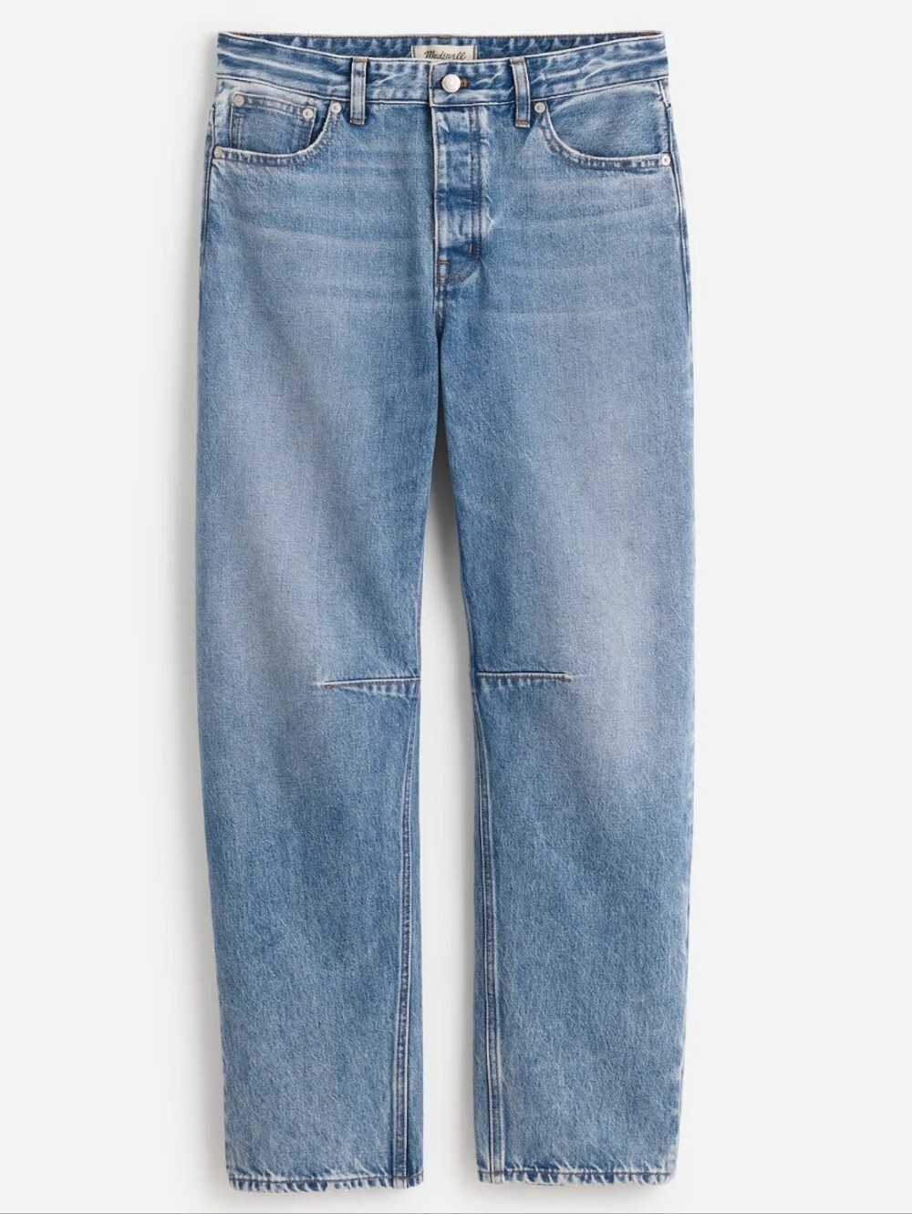 Madewell The Darted Barrel Jean- Dobbins Wash